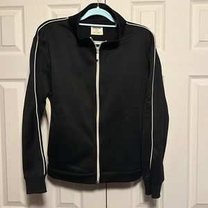 Vintage Jansport Y2k Track Coat with fuzzy interior